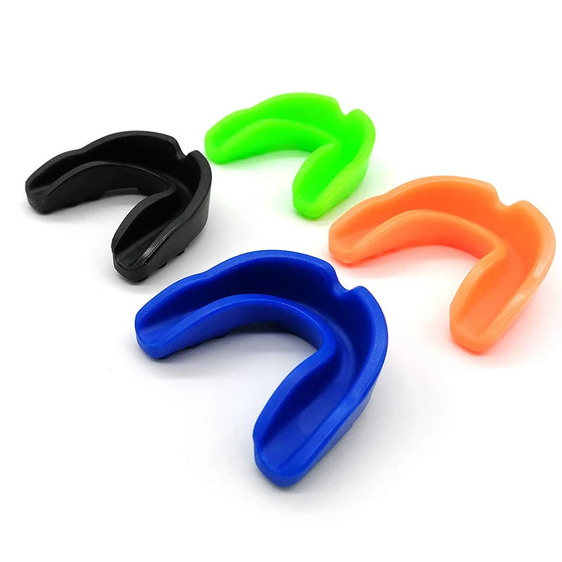Custom Logo Eva & Rubber Material Mouth Guard Safety Teeth Protection for Basketball Football & Boxing-Boxed