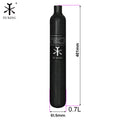 TUXING High Quality Low Price Customize Label 0.7L 300bar 4500psi 30mpa PCP Underwater Carbon Fiber Air Tank for Paintball Game