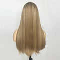 Best Quality High Density Lace Top Jewish Wig Ash Tone Mixed Color
