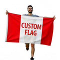 2023 New Product Cheap Print Cotton Design Print Your Logo Polyester Fabric Advertising Campaign Outdoor Custom Flag Banner