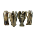 2 Inches Wholesale Natural Crystal Gemstone Angel Statue Standing Pyrite Angel Sculpture