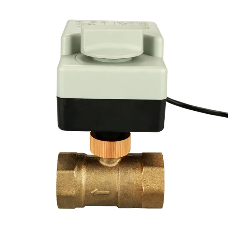 TMOK RTS DN20 3/4"inch 220v 3 Wires 2 Control Electric Ball Valve with Manual Switch Operation