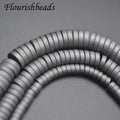 Good Quality Trendy Natural Hematite Dark Grey Round Shape Loose Beads for Women Men Jewelry Party Necklace Bracelet Making