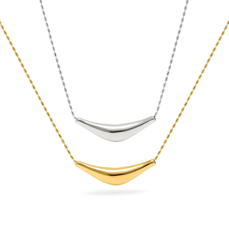 MICCI Waterproof 18K Gold Plated Hypoallergenic Stainless Steel Jewelry Pendant Necklaces for Women