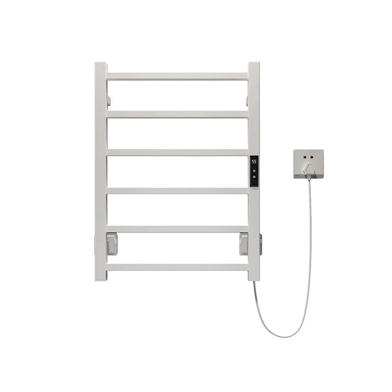 Hotel Electric Heated Bathroom Towel Rack with Temperature Control Timing Towel Radiator Electric Towel Rail Heater