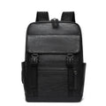 2026 Custom Pattern China Manufacturer Best Sell Large Capacity High-end Black Tepitile Pu Leather Backpack