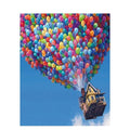 CHENISTORY  Hot Air Balloon Picture by Number for Adults Kits Painting by Number Cat Diy Drawing on Canvas Unique Gift