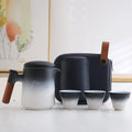 Chinese Kung Fu Travel Teapot Set Traditional Chinese Tea Set with Portable Travel Storage Bag Teacup Set MegaBDM