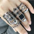 2025 New DS LIVE4U 18K Gold Plated Stainless Steel Rings  Love Heart Ring for Men Accessory