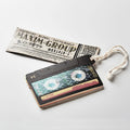 Custom Embossed Clothes String Plastic Garment Product hang Tags Clothes Hang Tag With String