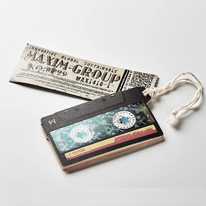 Custom Embossed Clothes String Plastic Garment Product hang Tags Clothes Hang Tag With String
