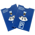 Wholesale Europe Popular PVC Leather Parking Disc Cheap Customized Print Car Leather Parking Timer