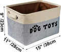 Foldable Dog Toy Bin Accessories Collapsible Dog Toy Basket Storage Box for Pet Toys