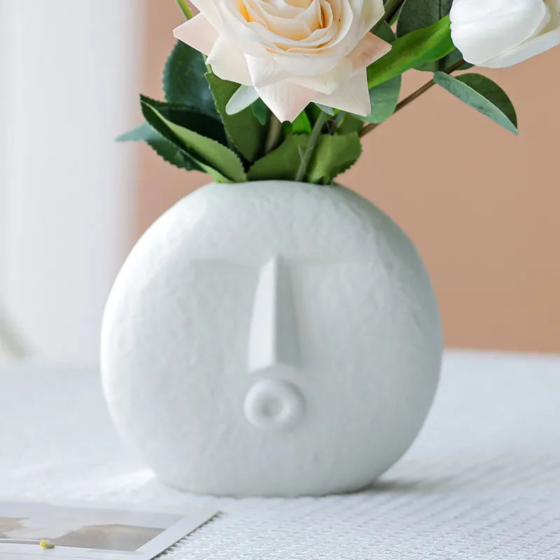 DREA Wholesale Artificial Flowers Bonsai Plants with Face Vase Simulation Flower Decor for Home Decor