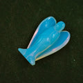 Huiying Best Quality 2 Inch Natural Hand Carved Opalite Angels Carving for Healing