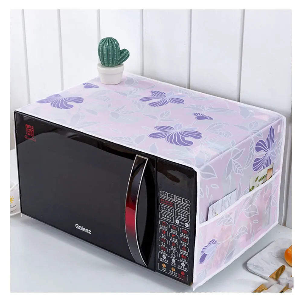 New Kitchen Waterproof and Dustproof Cover Microwave Oven Cover Cloth Refrigerator Hanging Bag Refrigerator Dust Cover