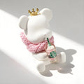 FinRu Bear Car Vent Clip Ceramic Aroma Diffuser Scented Fragrance Stone Essential Oil Air Freshener Decorative Ornament
