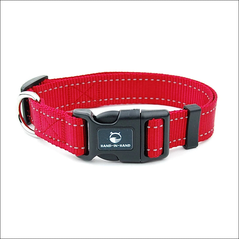 Nylon Reflective China Wholesale Oem Nylon Dog Collars Wholesale Custom logo Dog Collar