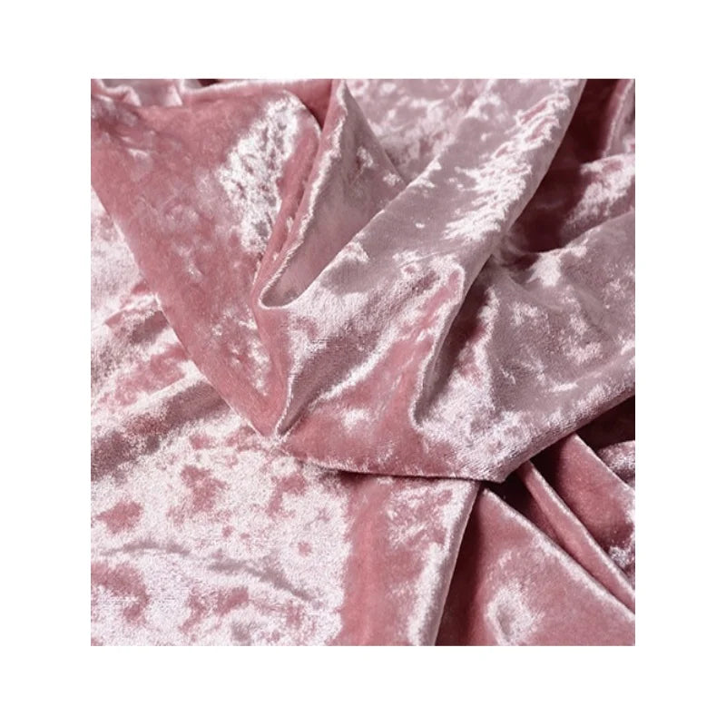 Tela De Terciopelo De Diamante Dorado 250g Flannel Fabric Soft and Dense Velvet Fabric Elastic Knitted Velvet Dress Fabric