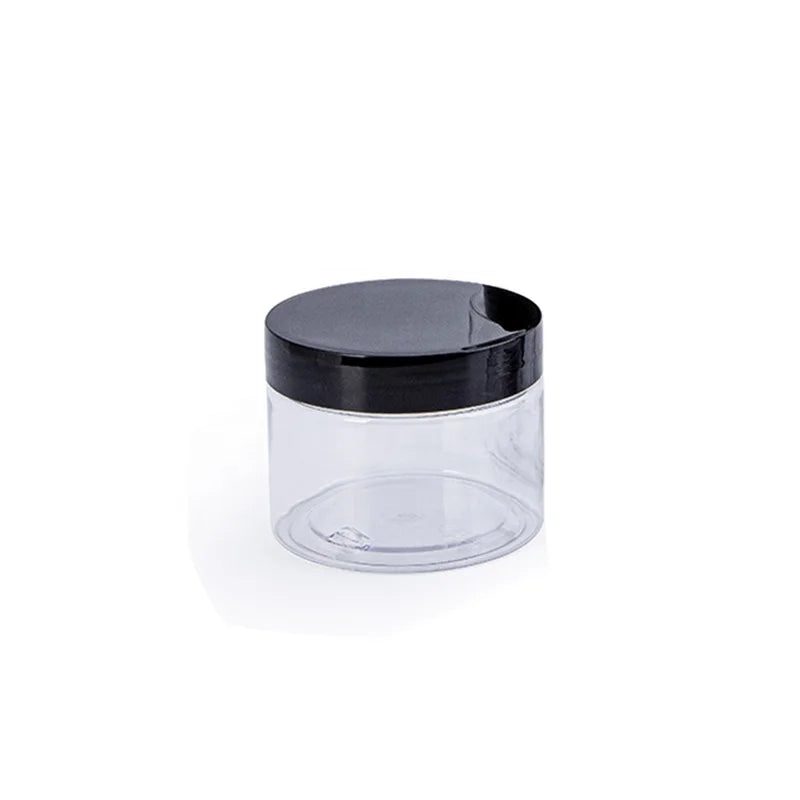 Custom Empty 50ML 80ML 100ML 120ML 150ML 200ML 250ML Cosmetic Cream Pet Plastic Jar With PET Lid