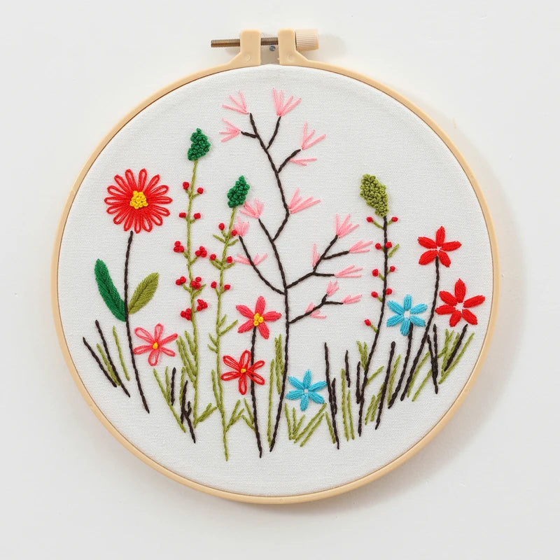 Wholesale Handmade DIY Set Needlework Sewing Craft Embroidery Starter Kit for Beginner
