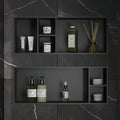 2023 New Trend Luxury Colorful Stainless Steel 1 2 3 4 Layers Bathroom Shower Niche Accessories With 12V LED Light