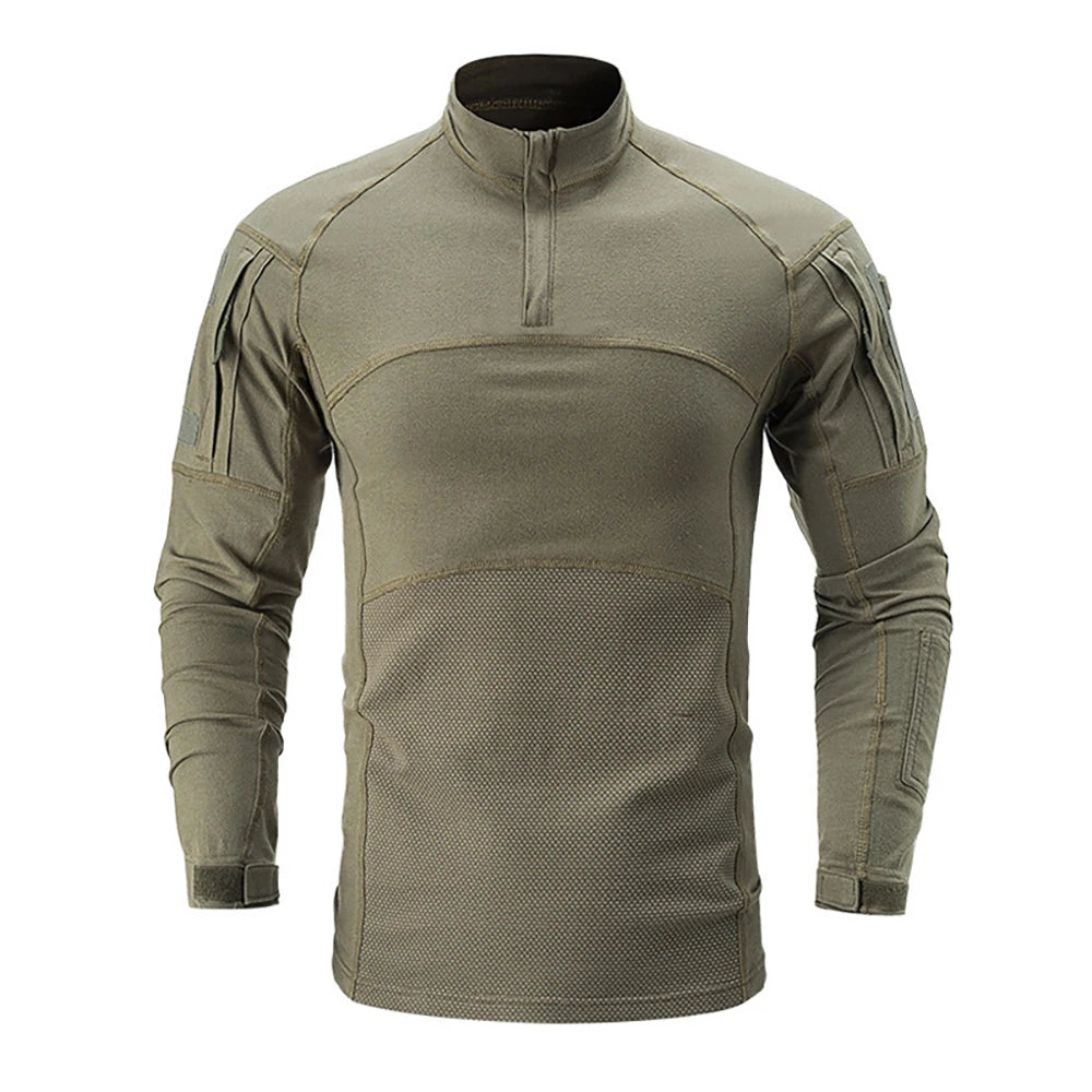 China Cema Camouflage Olive Green Hunting Field Shirt Outdoor Sports Combat Shirt
