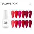 JTING OEM Free Sample logo Design Uv Polish Gel Nail Wholesale Nail Art Supplies Unas Gel Uv Nail Gel Polish Set