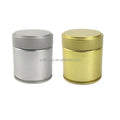 60*68mm Matcha Tinplate Airtight Food Grade 30g Screw Cap Jar Wholesale Coffee Powder Storage Container