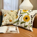 Towel Embroidery Pillowcases Simple Home Living Room Sofa Decoration Square Pillow Cover Small Fresh Cushion Cover