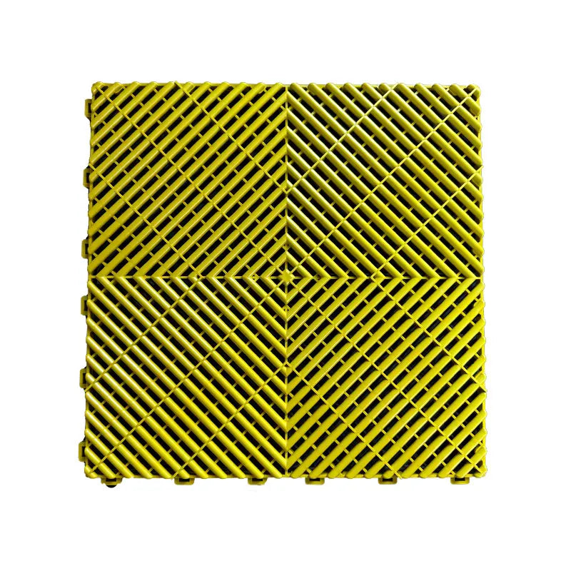400*400*18mm Interlocking Garage Floor Tiles Car Wash House Plastic Splicing Grid Plate 4S Shop Anti-Slip Floor Mat Floor