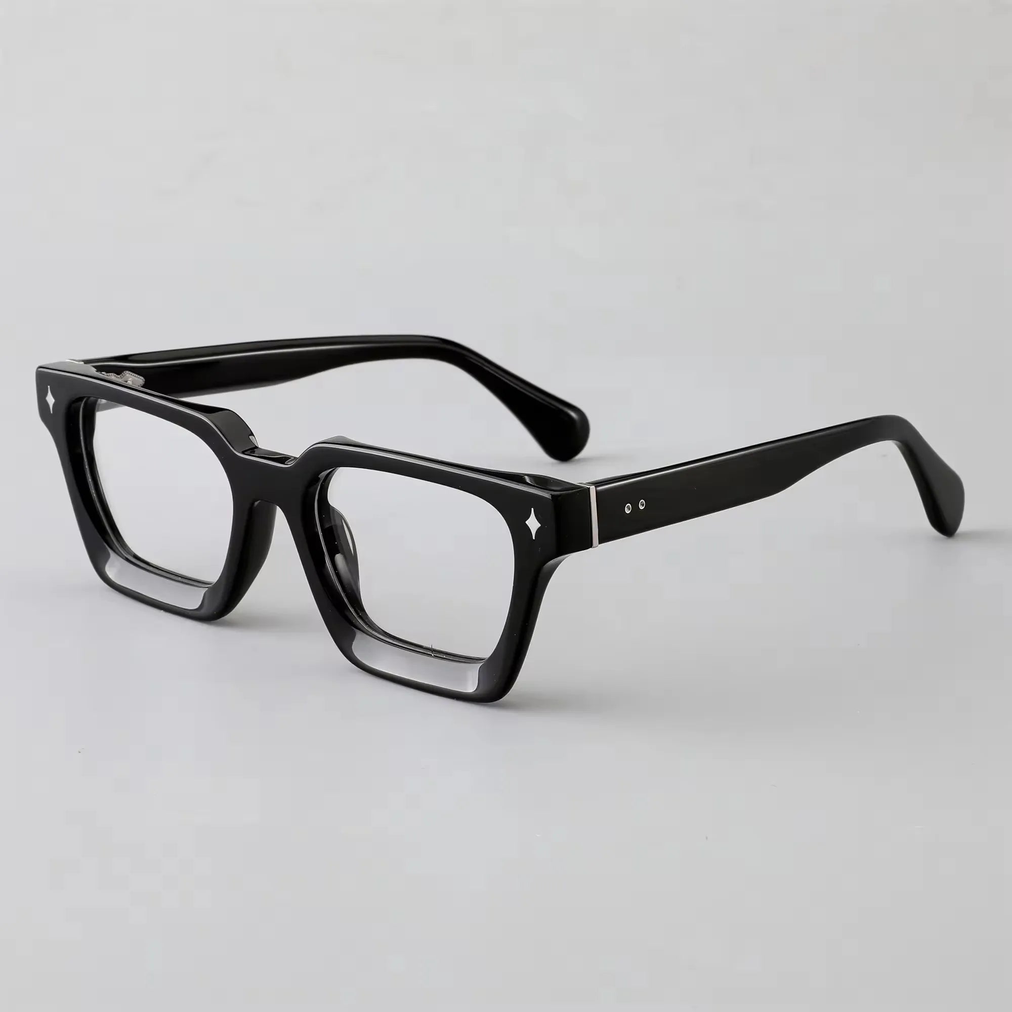 2025 Luxury Square Acetate Eyewear Frame Eyeglasses Optical Wholesale Acetate Eyeglass Frames for Women Men