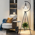 Modern Wrought Iron Triangle Led Floor Lamps Nordic Living Room Sofa Decor Standing Lamp Bedroom Bedside Reading Lamp
