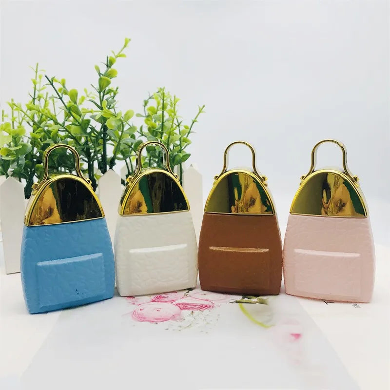 Bulk Wholesale Portable New Design Multi Color 30ml Empty Glass Refillable Perfume Spray Bottles With Gold Cap
