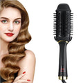 Professional One-Step Hair Dryer Brush with Enhanced Titanium and Ionic Technology Hair Straightener Brush and Blow Dryer