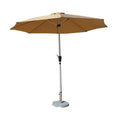 FEAMONT 9ft Outdoor Straight Parasol Waterproof and UV Printed Adult Beach Umbrella for Garden Use Wholesale Treasures
