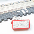 Plastic Knitting Blocking Combs Set of 25 Combs for Blocking Knitting Crochet Lace or Needlework Including 100 T-pins White