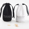 Round Bottom Cotton Linen Drawstring Packaging Pouch Luxury Cotton Canvas Makeup Cosmetic Bag