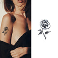 Fashionable Temporary Body Art Water Transfer Printing Arm Henna Tattoo Tiktok Fashionable Fake Tattoo Stickers