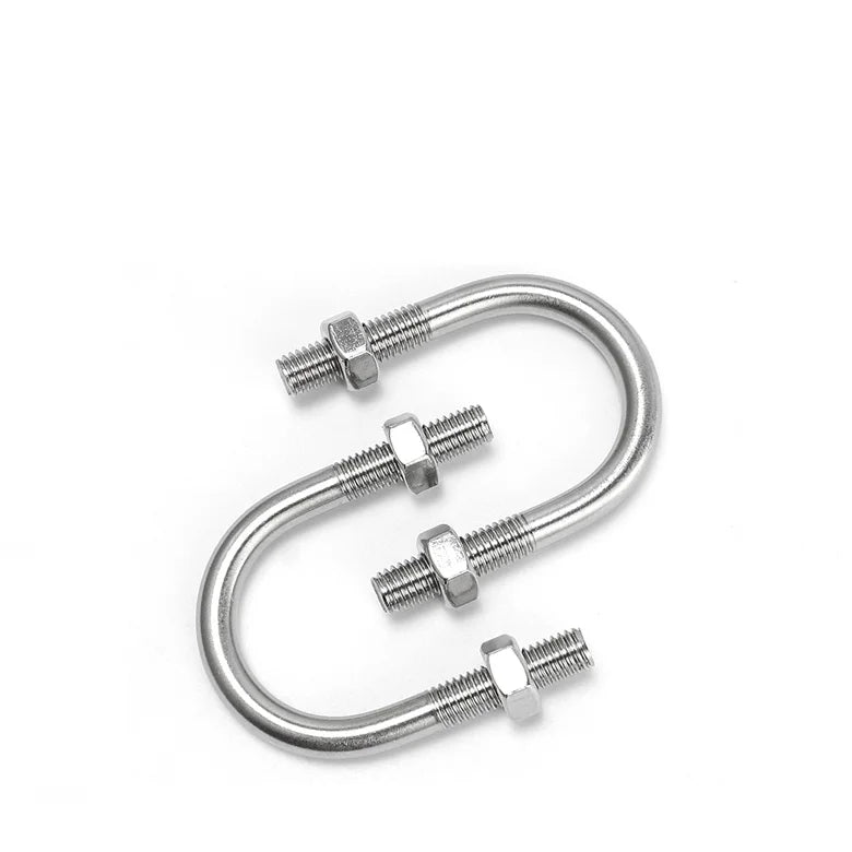 Factory Wholesale Two Way Ss 304 316 Truck Stainless Steel U/v Clamp U Bolts and Nuts Ubolt U Bolt
