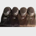 LONGFOR Wholesale Women Hair Topper Q6 Lace Base with Pu100% Chinese Human Remy Hair Toupee for Beauty Women Hot Supplier