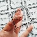 Customized Reverse Clear Sticker Reverse Printing Sticker Car Window Decal Sticker