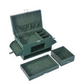 Luxury Leather Jewelry Box With Custom Logo Square PC Material Special Design Jewelry Case