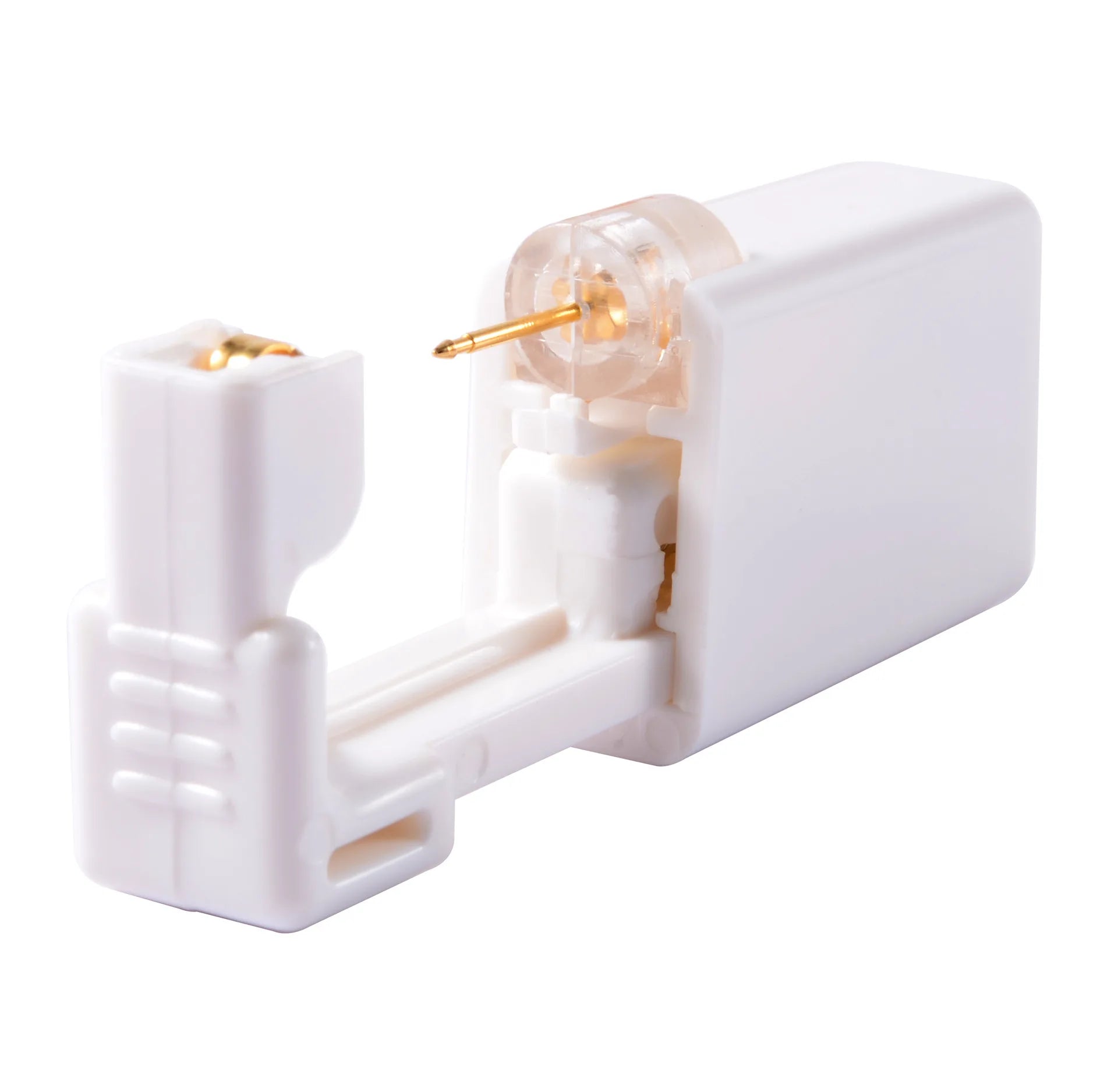 Disposable CZ Stainless Steel Earring Studs Self Ear Piercer Safety Gun Zircon Hypoallergenic Ear Piercing Tool Including