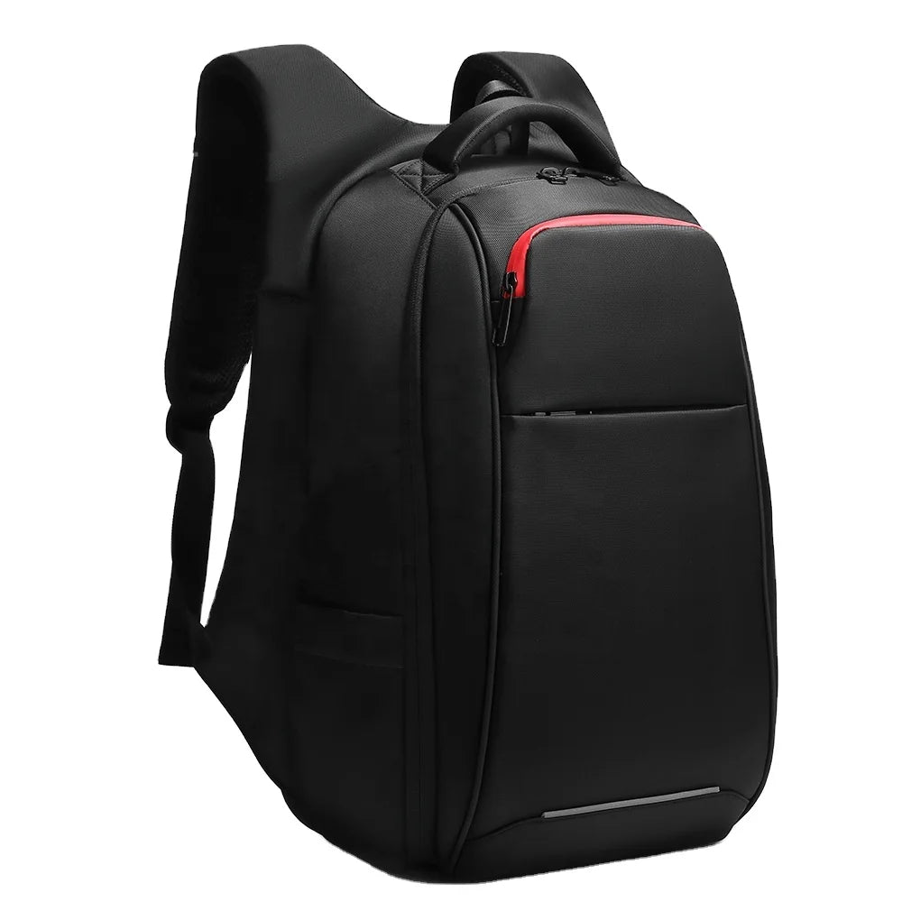 Unisex Laptop Backpack 17" Waterproof Oxford Zipper Closure Anti-Theft USB Port College Travel Backpack