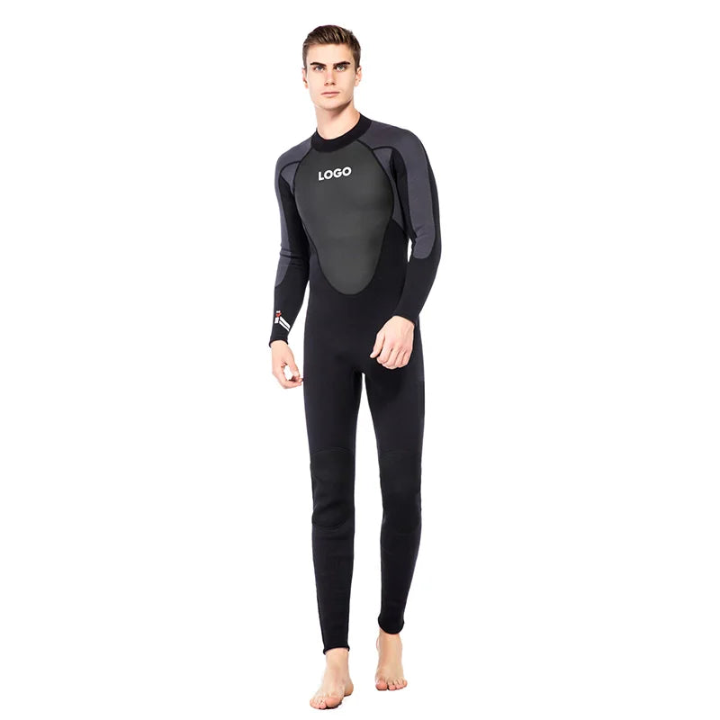3Mm Custom Logo Nylon Lined Sharkskin Neoprene  Sail Spearfishing Surf Diving Wetsuit