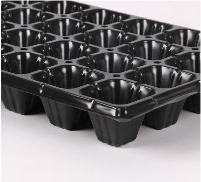 Durable Seedling Trays for Garden Nursery 32/50/72/105/128 Cells Flower Vegetables Plant Germination Made of Plastic and PET