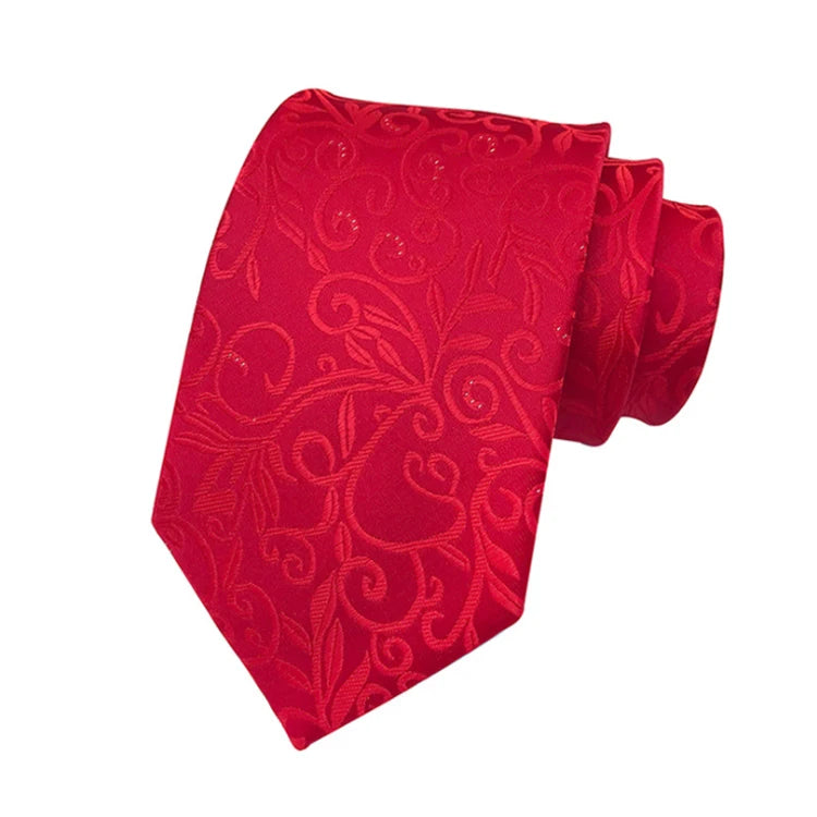 Popular Neck Ties for Men Classical Paisley Jacquard Cravate Pour Homme Custom Corbatas Hombres With Logo