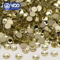 VDD 004 Jonquil High Quality Glass Rhinestones Crystal Glod Back Flatback Strass Stones Nail Art DIY Crafts Decorations