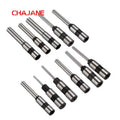 CHAJANE OEM Straight Shank HSS Drill Bits D2.5-D9mm Single Flute Climb Milling 55HRC for Paper Punching & Sharpening Machines